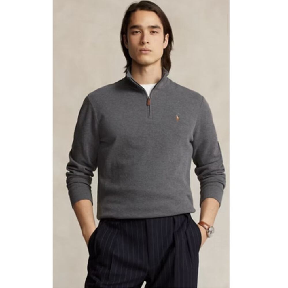 Polo Ralph Lauren Estate Rib Quarter-Zip Pullover XXL